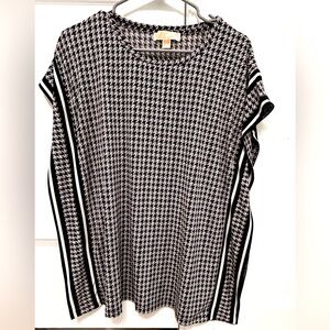 Michael Kors houndstooth top